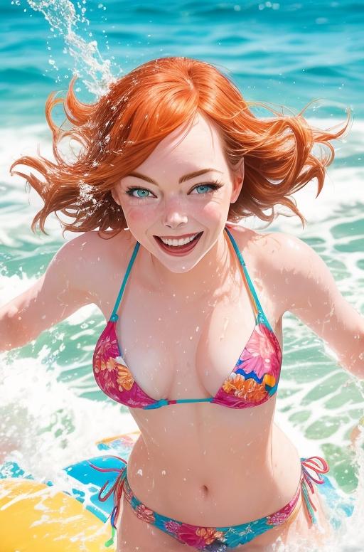 Emma Stone Bikini Pictures: Swimsuit Photos